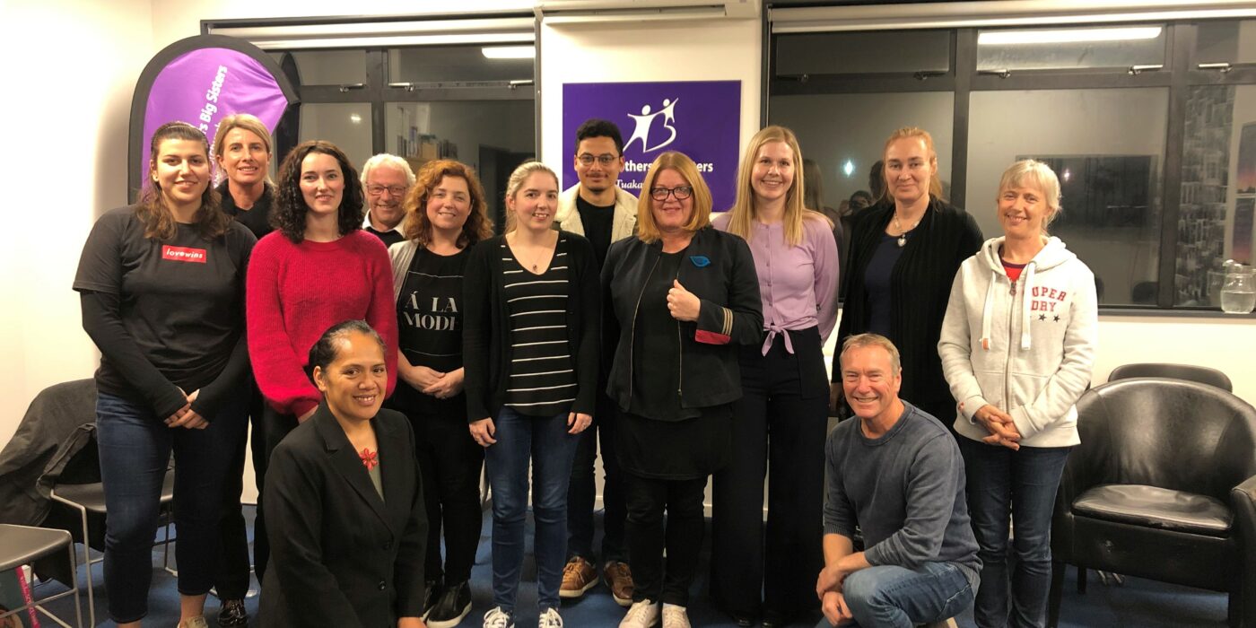 Group picture of youth mentors and GSNZ staff