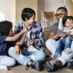 Family moving to new house